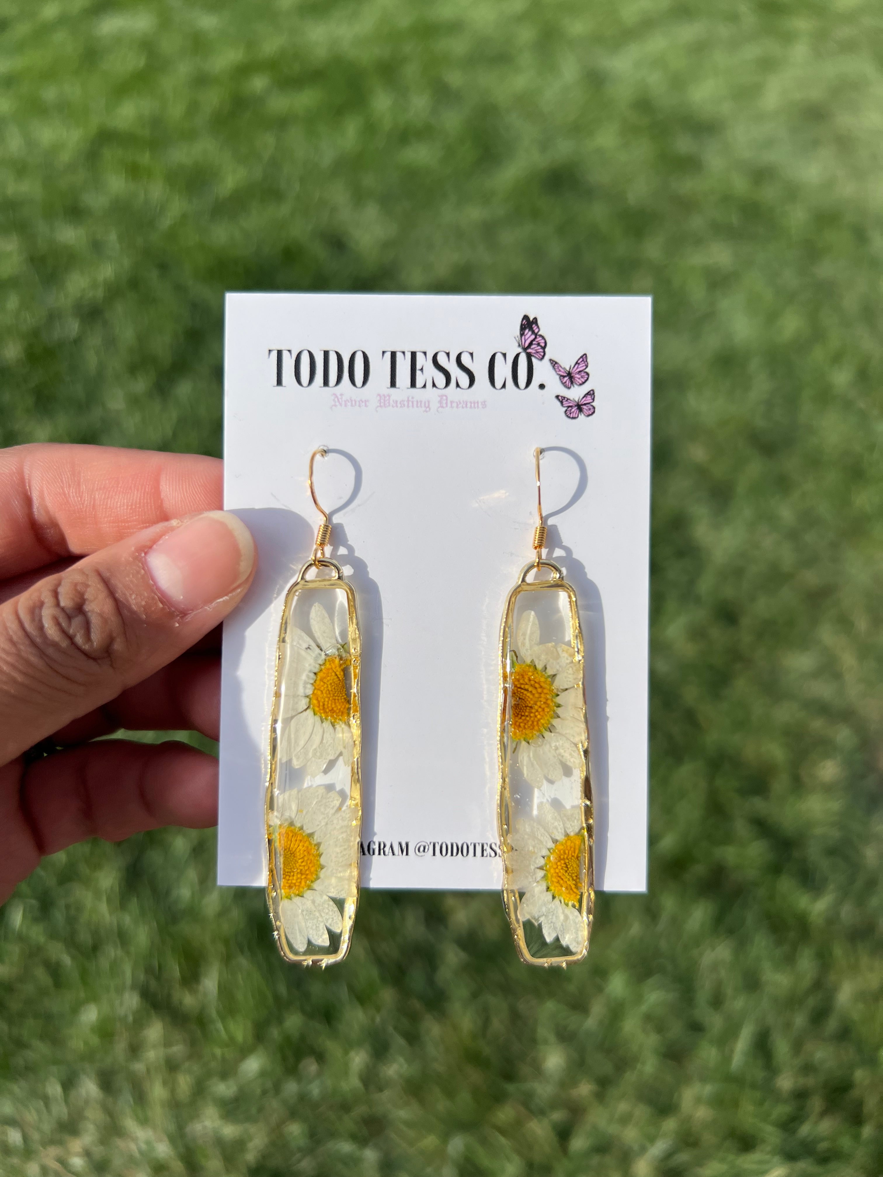 Daisy Bar Earrings