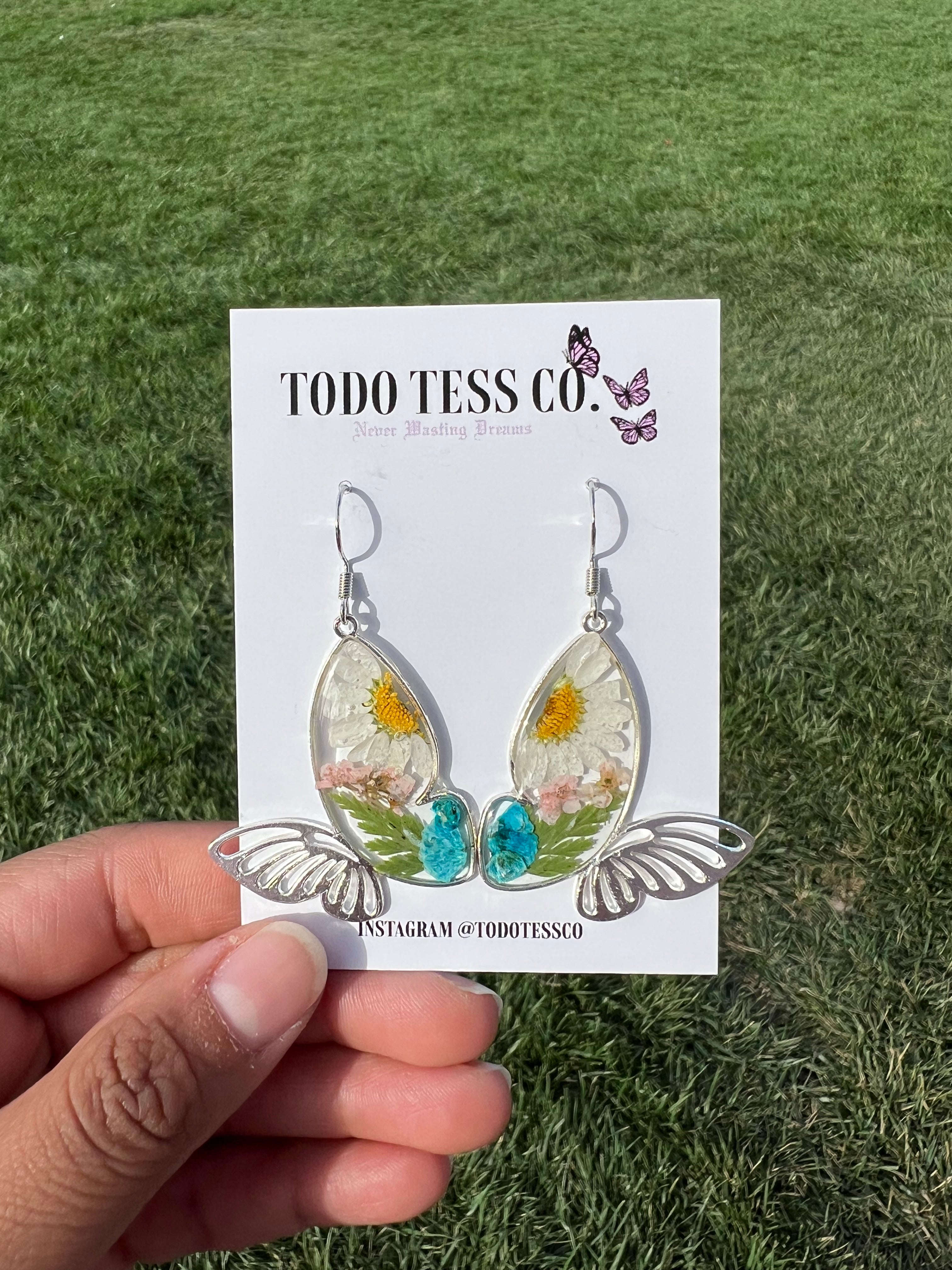 Turquoise Flight Earrings