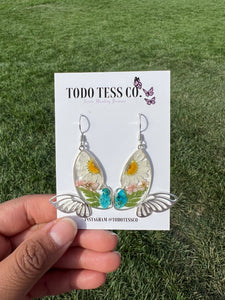 Turquoise Flight Earrings