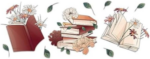 Books & Flowers (B) | Beer Glass Tumbler