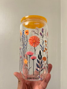 Wildflower Garden | Beer Glass Tumbler